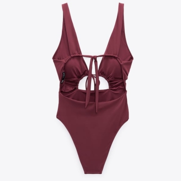 Zara Cut Out Swimsuit - Picture 5 of 8